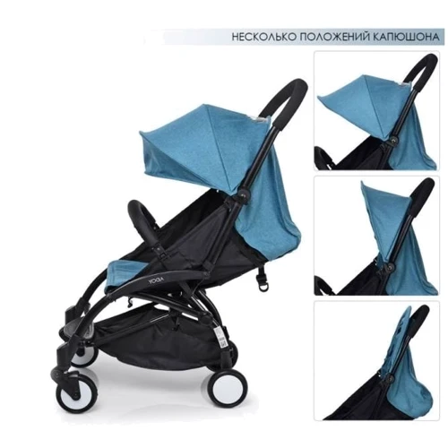 Візок El Camino Yoga M 3548-5 (turquoise): Можливість встановлення люльки немає