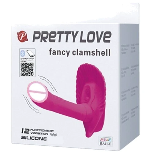 Стимулятор клитора Pretty Love FANCY CLAMSHELL APP, BI-014369HP