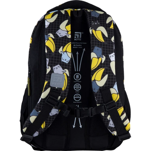 Рюкзак Kite Education K21-855M-4: Спинка Ортопедичне (анатомічна)