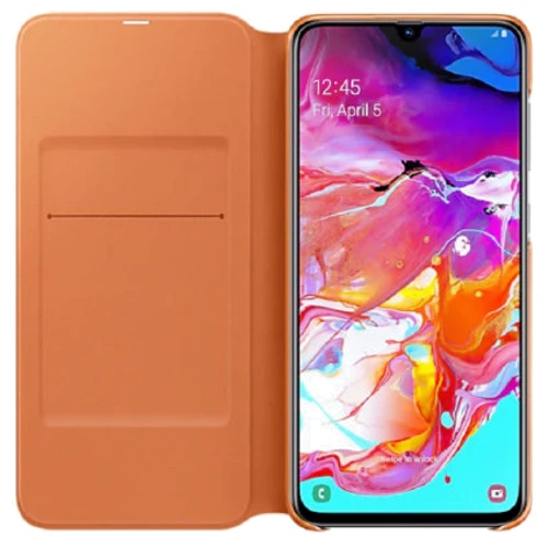 Чехол для телефонов Samsung Wallet Cover White (EF-WA705PWEGRU) for Samsung A705 Galaxy A70: Материал поликарбонат и полиуретан
