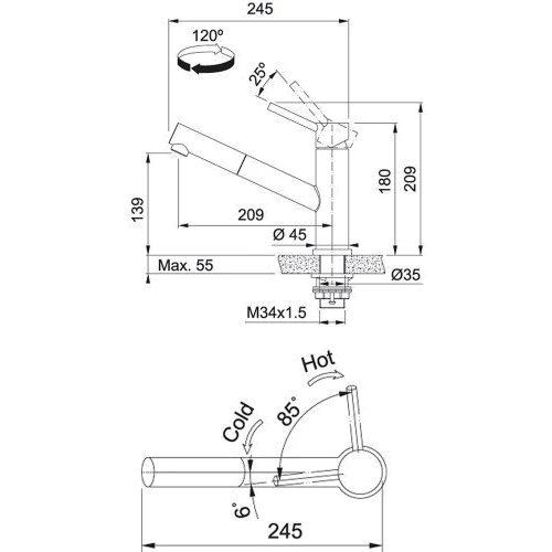 Franke Orbit Pull Out (115.0569.461): Призначення Для кухні
