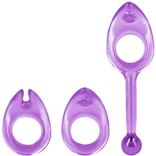 CalExotics Shane's World Class Rings - комплект эрекцилонных колец, пурпурный: Производитель California Exotic Novelties
