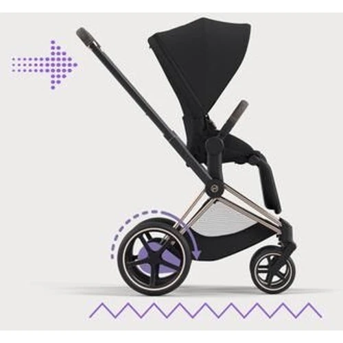 Шасі Cybex ePriam & каркас Matt Black з електродвигуном та акумулятором фото 11