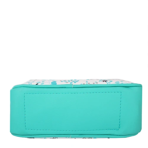 Женская сумка кросс боди Laskara бирюзовая (LK-20284-turquoise): Тип ручки Со съемным ремнем, Плечевой ремень, Без ручки