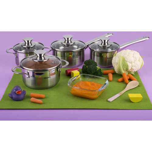 Кастрюля RINGEL Kinder 14 см (1.0 л) с крышкой (RG-2006-14) фото 9