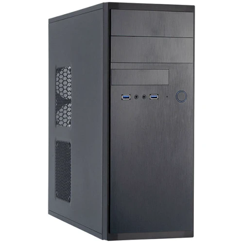Корпус Chieftec Elox HQ-01B-OP, 2xUSB3.0, Black
