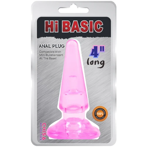 Анальная пробка Chisa Hi Basic Anal Plug 4" Pink