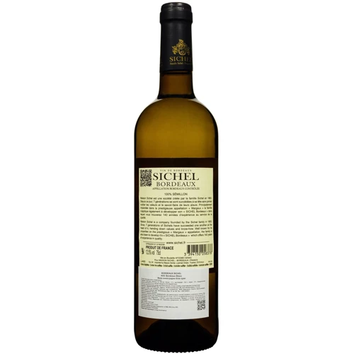 Вино Sichel Bordeaux Blanc 2022 AOC біле сухе 0.75 л (FSH_3394150058378): Країна виробник Франция