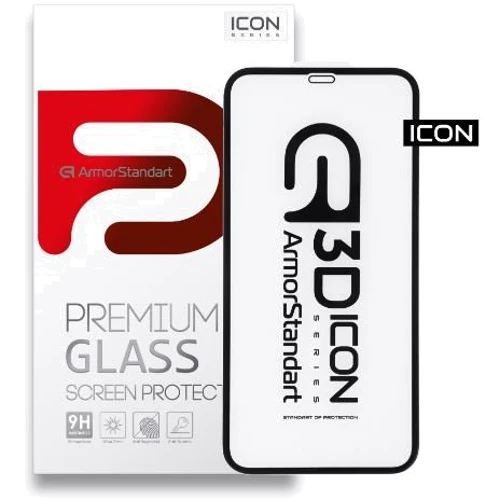 Защитное стекло для iPhone ArmorStandart Tempered Glass 3D Icon Black for iPhone 11 | XR (ARM55979-GI3D-BK)