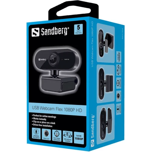 Sandberg USB Flex 1080P HD (133-97): інтерфейс підключення USB 2.0
