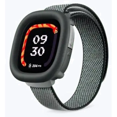 Смарт-часы Fitbit Ace LTE Mild Pebble with Strange Arcade Band: Материал корпуса Металл + пластик + стекло