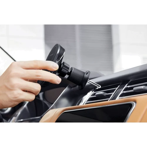 Держатель Pitaka Car Holder Air Vent MagEZ Car Mount Pro 2 Qi2 15W Black (CM2402N) фото 14