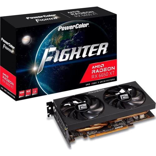 Видеокарта PowerColor AMD Radeon RX 6650 XT 8GB GDDR6 (AXRX 6650 XT 8GBD6-3DH)