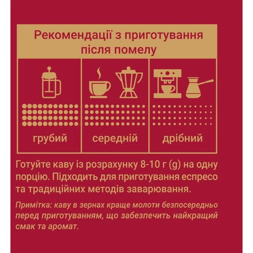 Кофе в зернах Чорна Карта Арабика 500 г (8718868256560): Страна производитель Польша