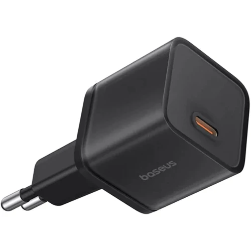 Зарядное устройство Baseus Wall Charger USB-C GaN 5S 20W Black (P10162503113-00): Кабель в комплекте отсутствует