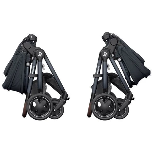Коляска универсальная 3 в 1 Maxi-Cosi Adorra2 Essential Graphite (1932750300): Ширина шасси 60 см