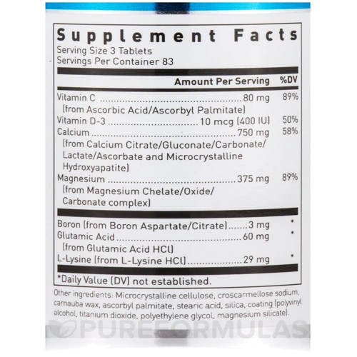 Douglas Laboratories CAL-6 Plus Mg.T 250 tabs Кальцій комплекс з магнієм: Тип кальцій