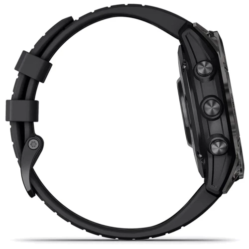 Смарт-часы Garmin Epix Pro (Gen 2) 47mm Sapphire Carbon Grey DLC Titanium with Black Band (010-02803-11): Материал корпуса Армированный волокном полимер с титановой задней крышкой