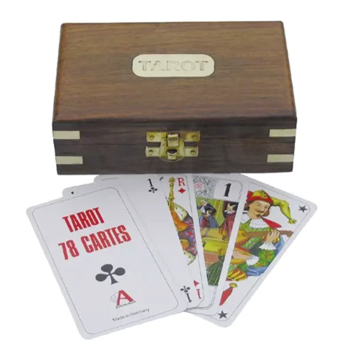 Карты Таро игральные Sea Club в деревянном футляре 14.5x9.5x4.5 см (9040.V)