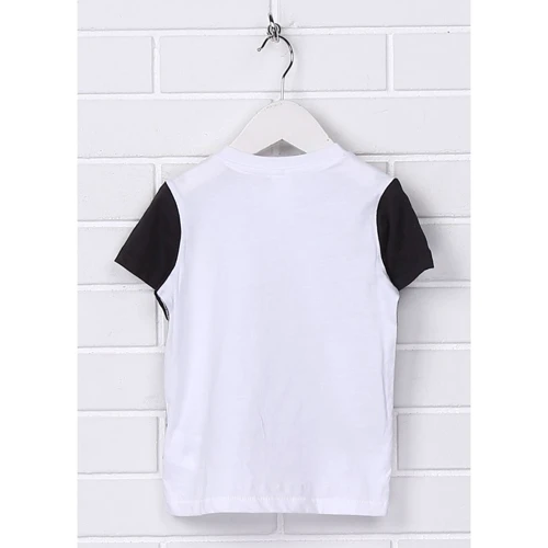 Футболка H&M 7Z5157486 74 см черно-белая: Пол Мальчик