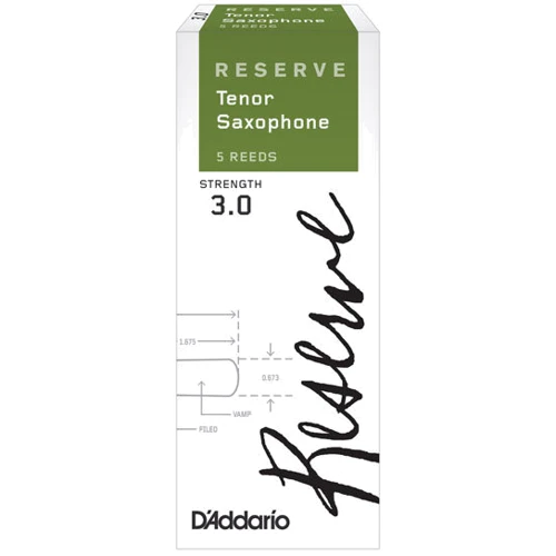 Трость для тенор саксофона D`ADDARIO DKR0530 Reserve - Tenor Sax 3.0 (1 шт.): Производитель D'addario