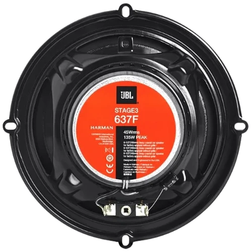 Автоакустика JBL STAGE3 637F: Количество полос 3