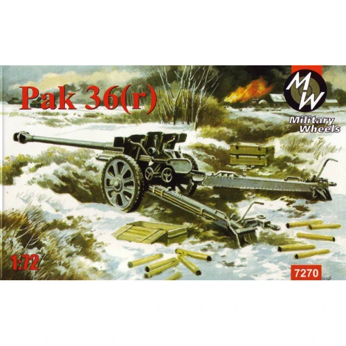 Модель Military Wheels 76-мм протитанкова гармата Pak-36(r) (MW7270)