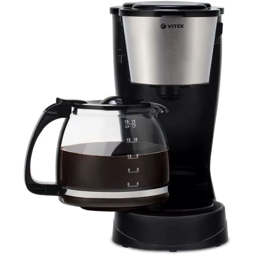 Кофеварка Vitek VT-1527: Объем резервуара для воды, л 1.5