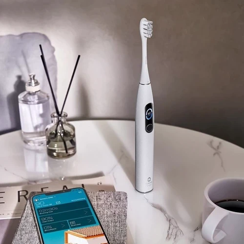 Зубная щетка Xiaomi Oclean X Pro Elite Limestone Grey (Global) фото 6