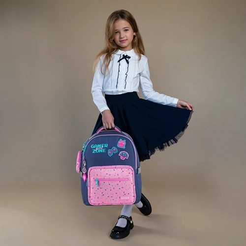 Рюкзак школьный Kite Education Pixel Love (K24-770M-1): Возрастная группа от 6 до 10 лет