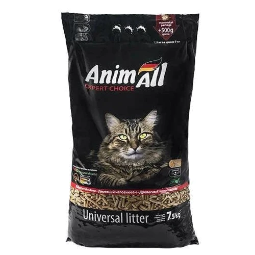 Наполнитель для кошачьего туалета AnimAll древесный 7.5 кг (4820224500164)