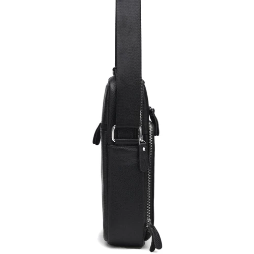 Мужская сумка через плечо Keizer черная (K15608a-black): Тип Сумки