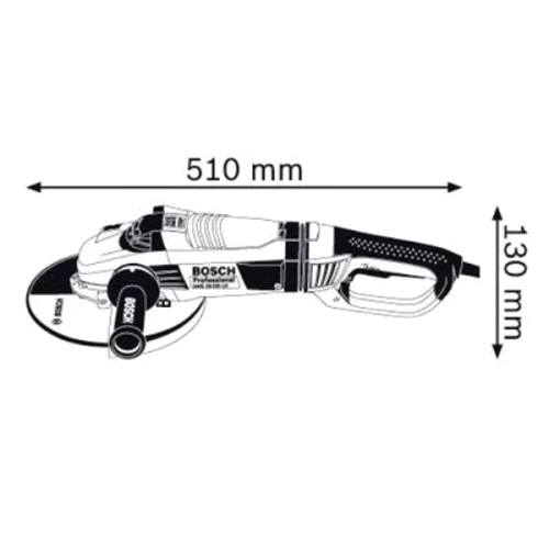 Шлифмашина угловая (болгарка) Bosch GWS 26-230 LVI (0601895F04): Тип машины угловая