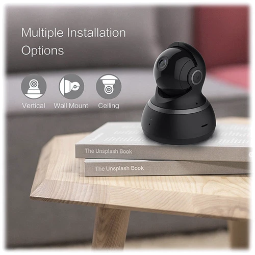 IP-камера видеонаблюдения YI Dome Camera 360° Black (YI-93006): Тип корпуса Направленная (мини-камера)