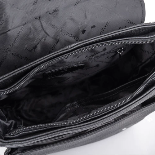 Чоловіча сумка через плече Giorgio Ferretti чорна (SHIGF1820-black): Тип Сумки