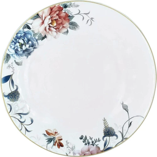 Тарелка обеденная Vittora Aura Пионы 23 см (VT-1230AР): Тип Тарелка обеденная