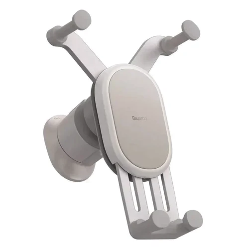 Держатель Baseus Car Holder Air Vent Stable Gravitational Pro 15W Creamy White (SUWX030002)