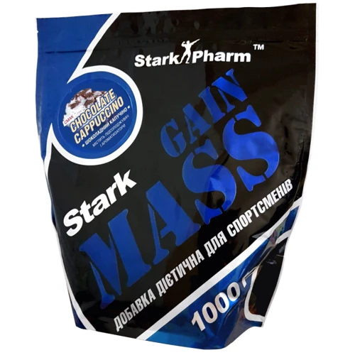 Гейнер Stark Pharm Stark Gain Mass Ostrowia Whey 1000 g /10 servings/ Chocolate Cappuccino