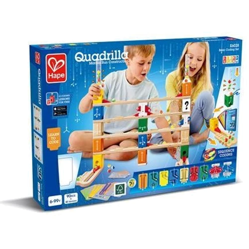 Конструктор-лабіринт HAPE Quadrilla Програмування основи 130 ел. (E6028) фото 5