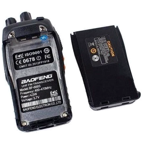 Рації Baofeng BF-888S TEN PACK: Частотний діапазон, МГц 400 - 470