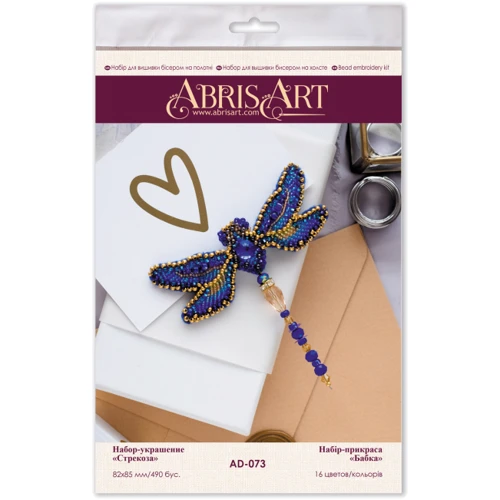 Abrisart AD-073 Набор для вышивки бисером украшения Стрекоза: Производитель Abrisart