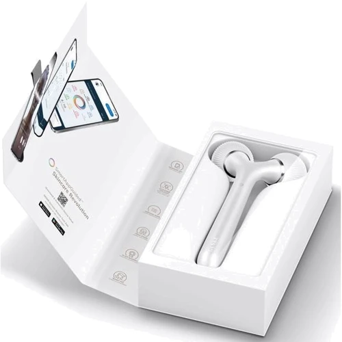 Масажер Звуковий ролик для обличчя та тіла GESKE Sonic Facial & Body Roller 4 в 1 White (GK000041WH01)