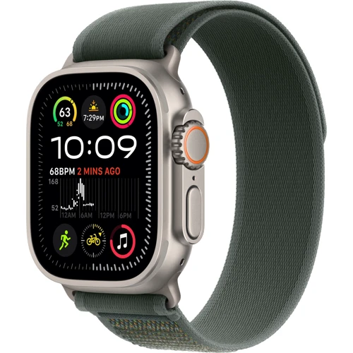 Apple Watch Ultra 2 2024 GPS + Cellular 49mm Natural Titanium Case з Green Trail Loop - M/L UA