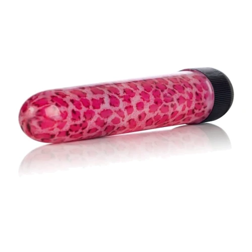 CalExotics Leopard Massager пластиковый вибратор, 17x3 см, розовый