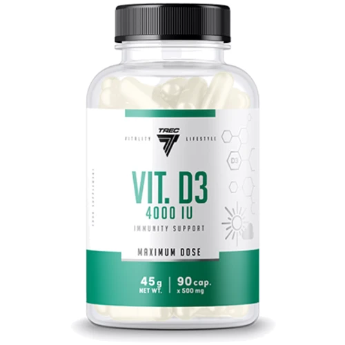 Trec Nutrition Vitamin D3 4000 IU 90 caps / 90 servings