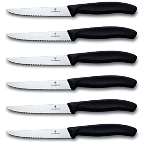 Набір кухонних ножів Victorinox SwissClassic Steak Set 6 пр. (6.7233.6): Кількість предметів 6