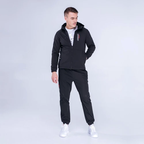Спортивная толстовка Peak FW293211-BLA 52 черная с капюшоном на молнии: Страна производитель Китай