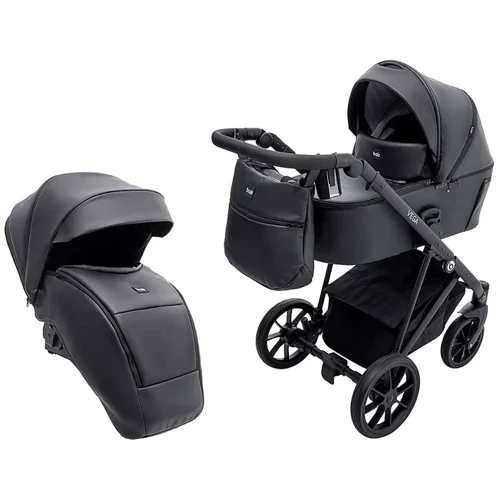Коляска универсальная 2 в 1 Bair Vega ECO VE-12 черный (681068)