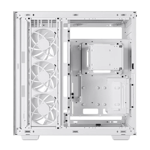 Корпус Deepcool CH780 White: Матеріал передній панелі закаленное стекло