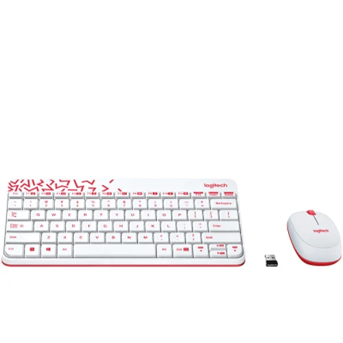Комплект бездротовий Logitech Wireless Combo MK240 Ru White (920-008212): Призначення компактная